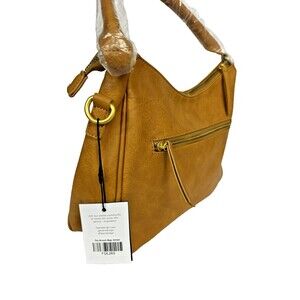 FAWN Design The Slouch Bag Amber Vegan Leather Shoulder Crossbody Purse